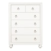 Samuel Lawrence Bella White Bella Youth  Six Drawer Chest in White