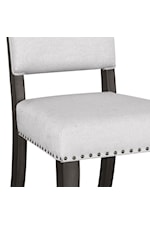 Samuel Lawrence Lenox Contemporary Upholstered Side Chair with Nailhead Trim