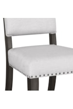 Samuel Lawrence Lenox Contemporary Upholstered Side Chair with Nailhead Trim