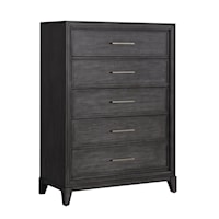 Contemporary 5-Drawer Bedroom Chest