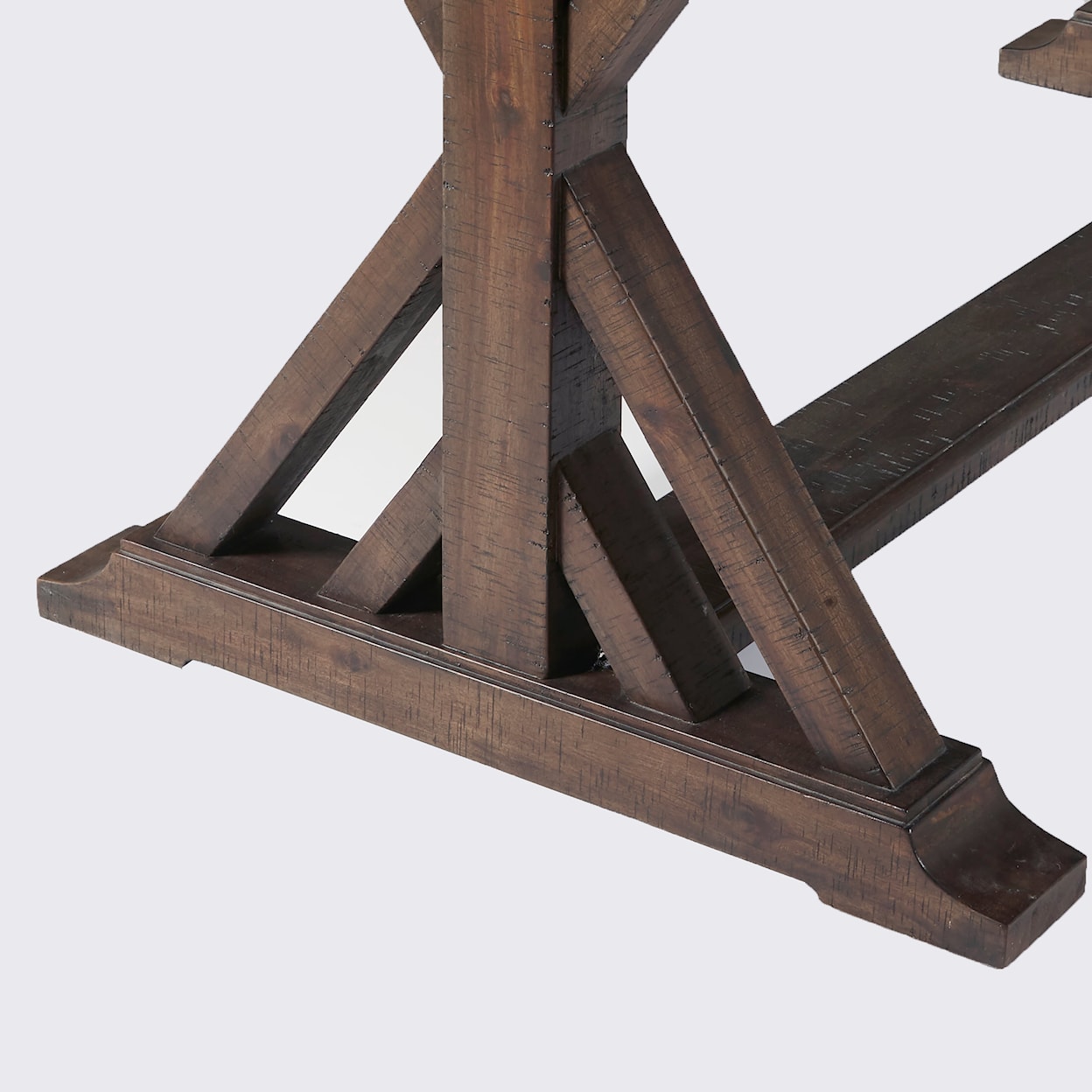 Samuel Lawrence Sawmill Rustic Table and Six Chairs