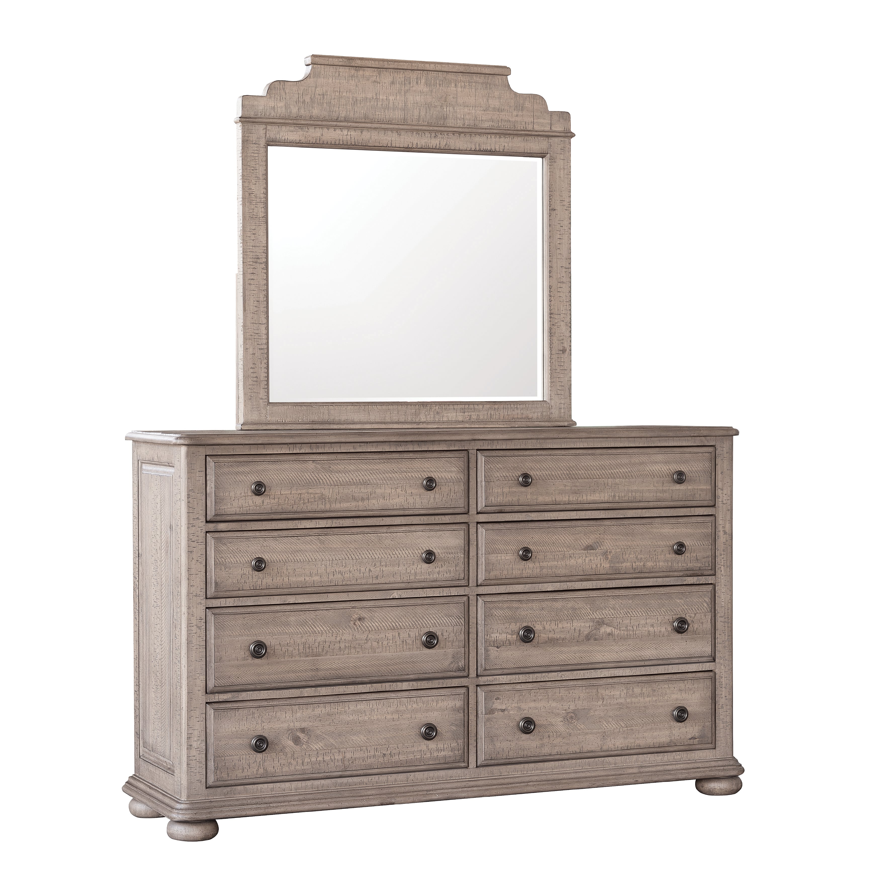 Samuel Lawrence Danbury S892010 Transitional 8Drawer Dresser Corner Furniture Dressers