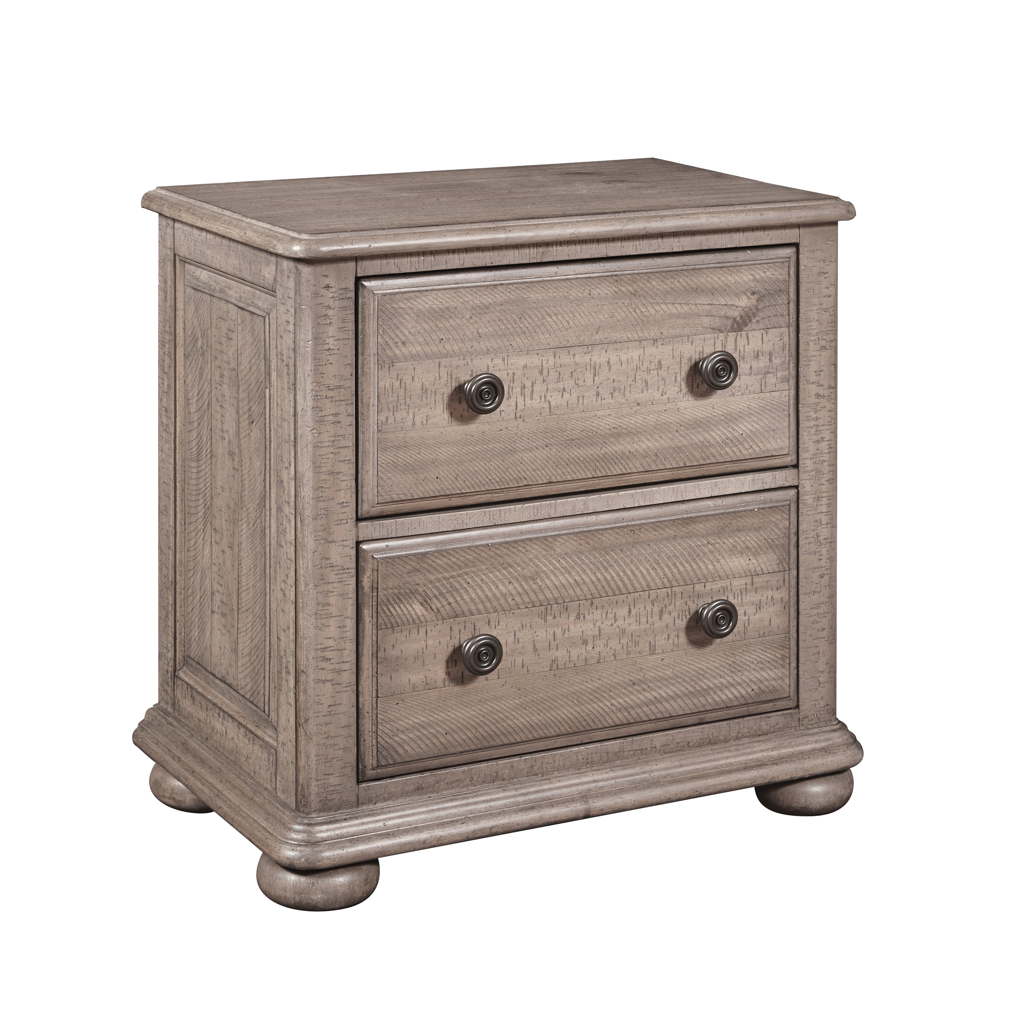 Samuel Lawrence Danbury S892056 Transitional 2Drawer Night Stand with USB Port Corner