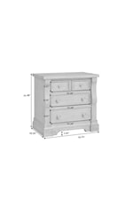 Samuel Lawrence Lawson's Creek Transitional 3-Drawer Nightstand with USB-C Port