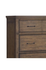 Samuel Lawrence Cambridge Transitional 4-Drawer Bedroom Chest with Antique Brass Handles