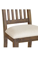 Samuel Lawrence Cambridge Transitional Slat Back Desk Chair with Upholstered Seat