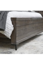 Samuel Lawrence Austin Contemporary Queen Panel Bed with Distressed Finish