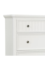 Samuel Lawrence Savannah Cottage 4-Drawer Bedroom Chest with Nickel Hardware