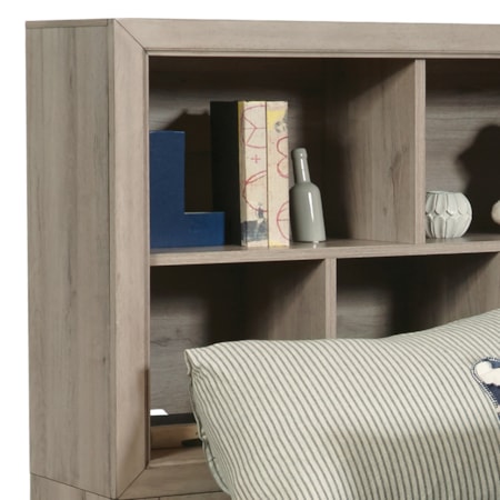 Twin Bookcase Bed with Trundle