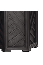 Samuel Lawrence Lenox Contemporary Sliding Door Server with Adjustable Shelves