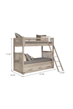 Samuel Lawrence Ash Creek Transitional Dresser Mirror