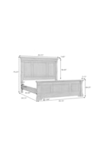 Samuel Lawrence Lawson's Creek Transitional King Panel Bed