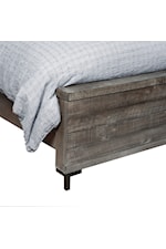 Samuel Lawrence Austin Contemporary Queen Panel Bed with Distressed Finish