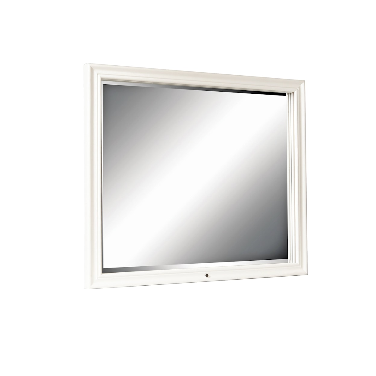 Samuel Lawrence Bella White Framed Dresser Mirror with LED Lighting