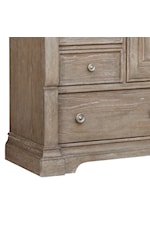 Samuel Lawrence Lawson's Creek Transitional 11-Drawer Gentleman's Chest with Storage Cabinet