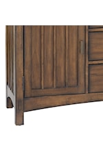 Samuel Lawrence Seneca Transitional 5-Drawer Dining Server with Doors