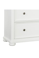 Samuel Lawrence Savannah Cottage 4-Drawer Bedroom Chest with Nickel Hardware