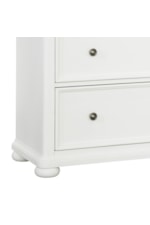 Samuel Lawrence Savannah Cottage 4-Drawer Bedroom Chest with Nickel Hardware