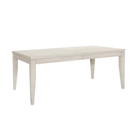 Contemporary Rectangular Dining Table with 20" Leaf