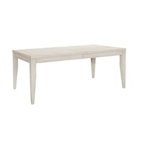Contemporary Rectangular Dining Table with 20" Leaf