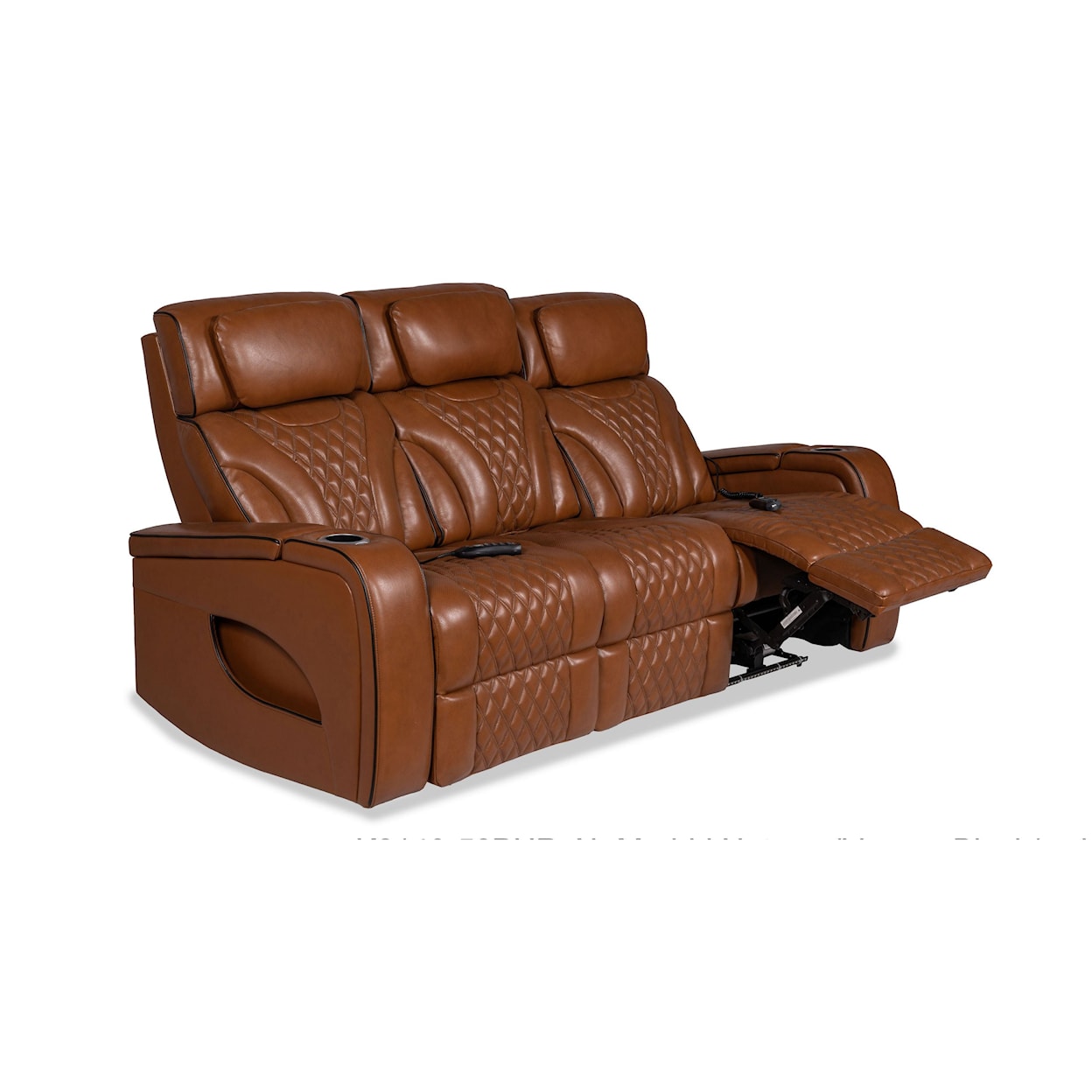 Builtwell K2140 Livorno Nutmeg Power Reclining Sofa