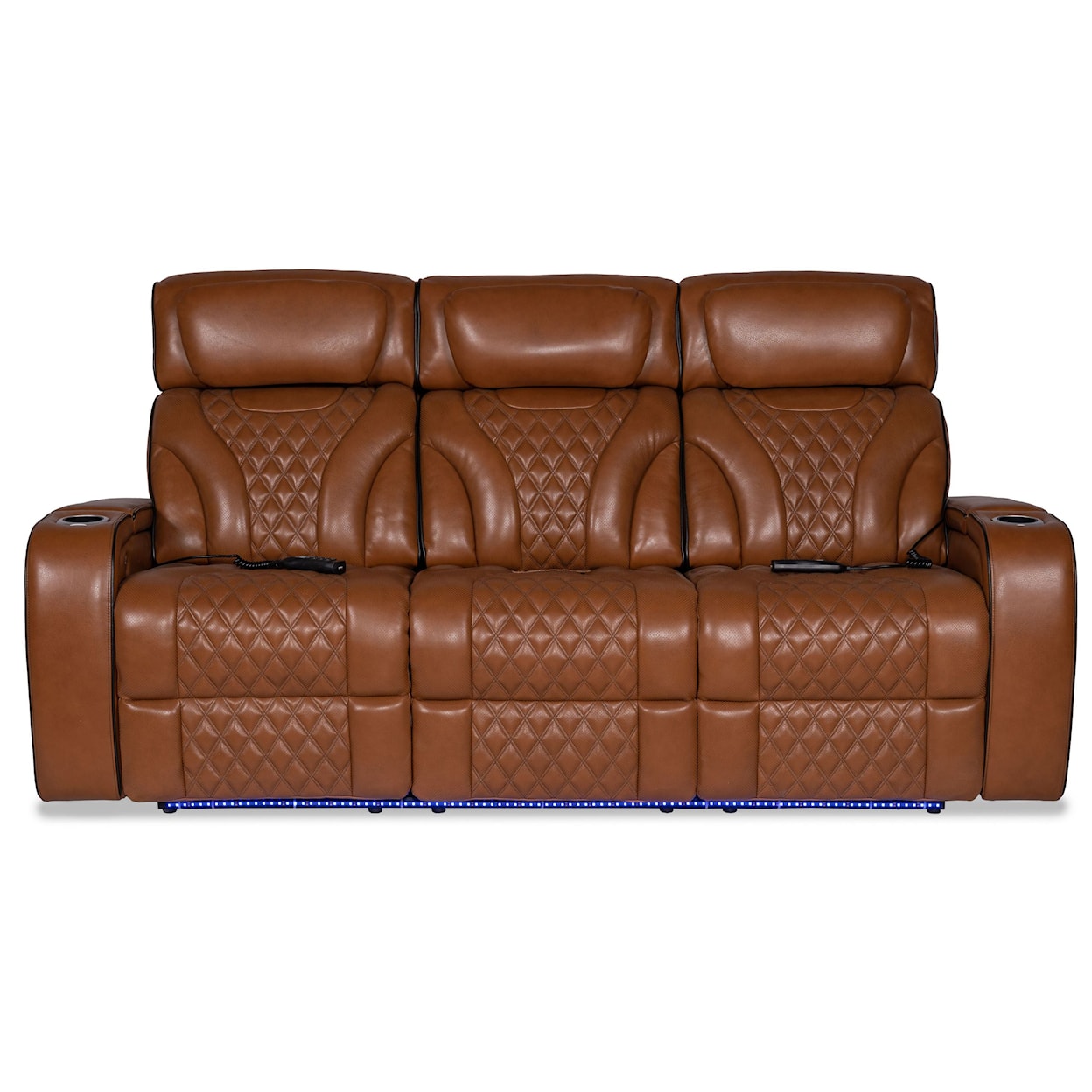 Builtwell K2140 Livorno Nutmeg Power Reclining Sofa