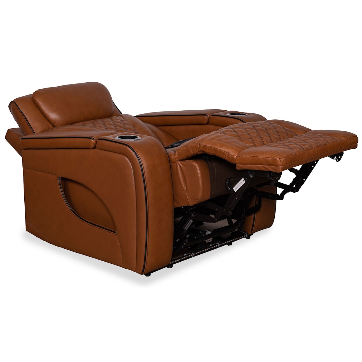 Builtwell K2140 Livorno Nutmeg Power Recliner