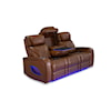 Builtwell K2140 Livorno Nutmeg Power Reclining Sofa