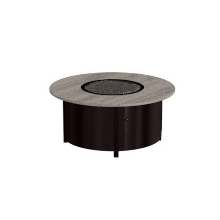 42" Rd. Occ.-Height Fire Table w/E. Ignition