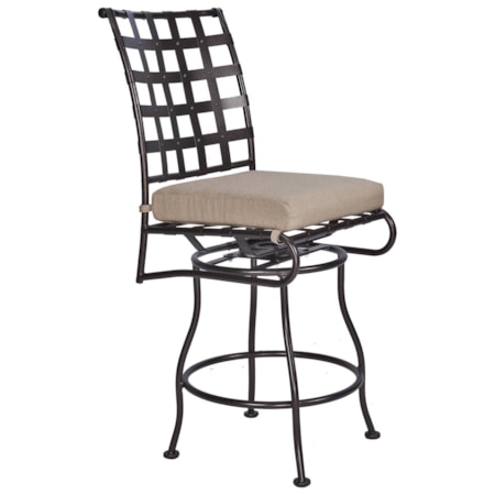 Armless Swivel Counter Stool