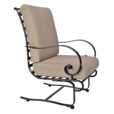 High-Back Spring Base Lounge Chair