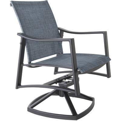 Sling Swivel Rocker Dining Chair