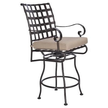 Swivel Counter Stool w/Arms