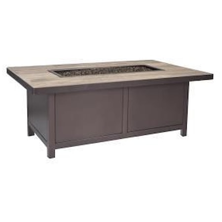 50" x 30" Occ.-Height Fire Table w/Electric