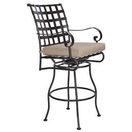 Swivel Bar Stool w/Arms
