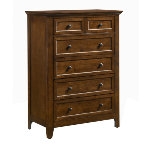 Transitional Youth Chest of 5 Drawers