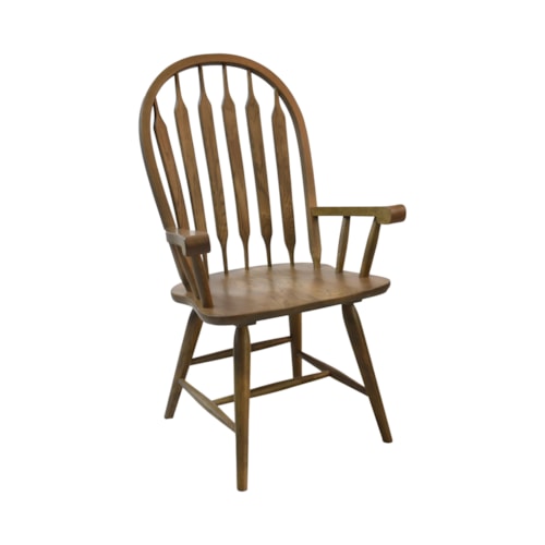Farmhouse Arrow Back Dining Arm Chair