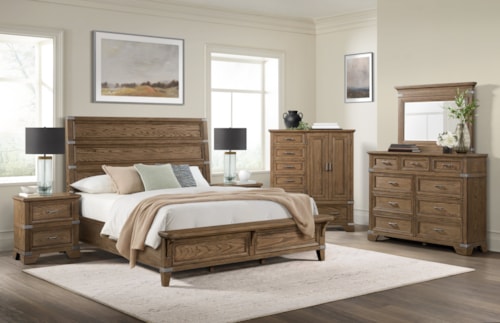 Rustic 6-Piece Queen Bedroom Set