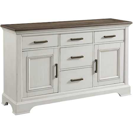 Cottage Sideboard with 5-Drawers