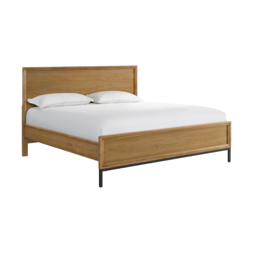 Contemporary King Panel Bed