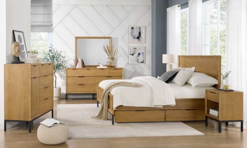 Contemporary 5-Piece Queen Bedroom Set