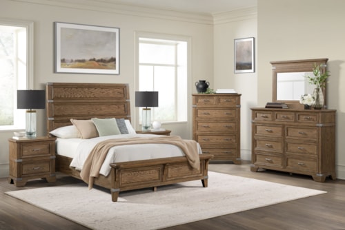 Rustic 6-Piece Queen Bedroom Set