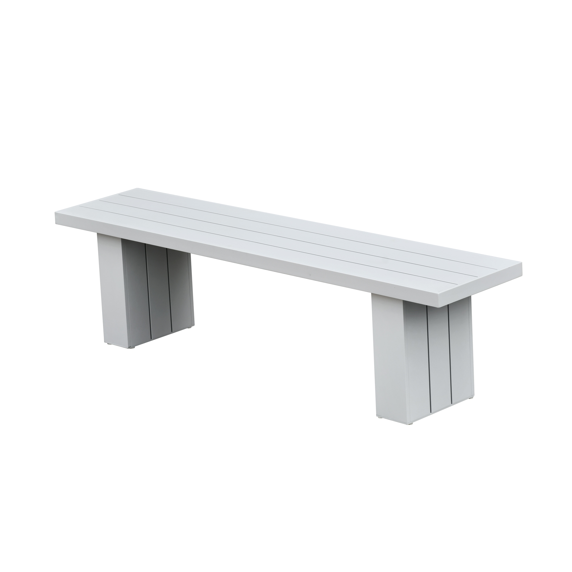 Bench with Wooden Base