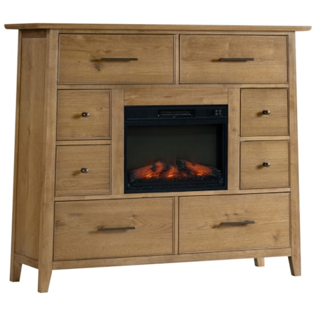 Intercon Forge FG-BR-N4909-WCT-C Rustic 9-Drawer Dresser | Rife's Home Furniture | Dressers Intercon Forge FG-BR-N4909-WCT-C Rustic 9-Drawer Dresser | Rife's Home Furniture | Dressers
