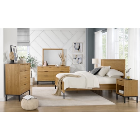 Queen Panel Bed