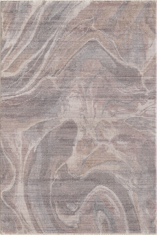 Adele 8813 Blush Grey Marble Machine Woven Performance Area Rug