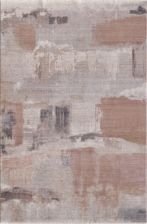 Adele 8811 Beige Blush Palette Machine Woven Performance Area Rug
