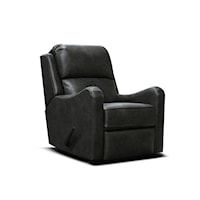 Transitional Wall Saver Recliner with English Arms