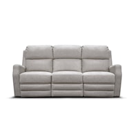 Casual Reclining Sofa with Power Headrest