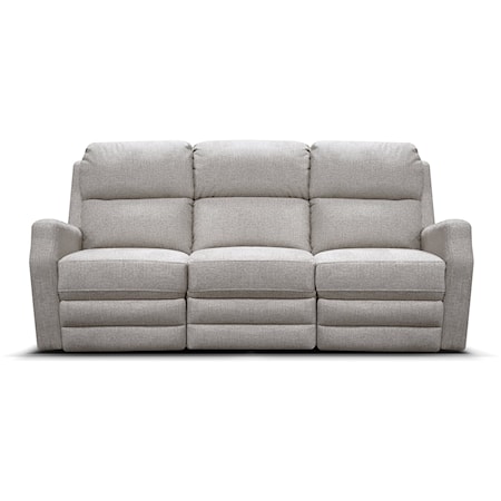 Casual Reclining Sofa with Power Headrest